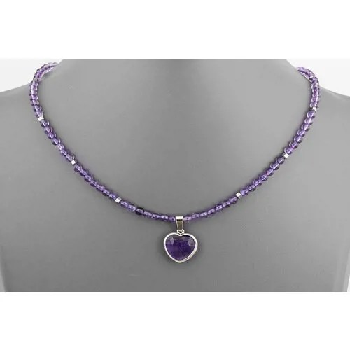Бусы Minera, аметист, длина 46 см
