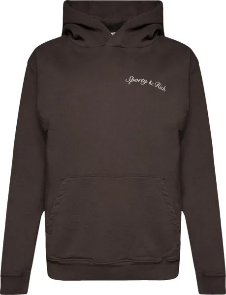 Худи Sporty & Rich Syracuse 'Chocolate', коричневый