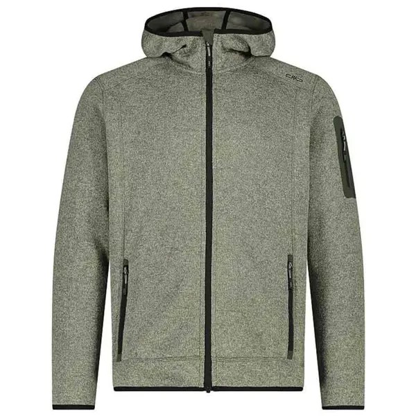 Куртка CMP 3H60847N Hooded Fleece, зеленый