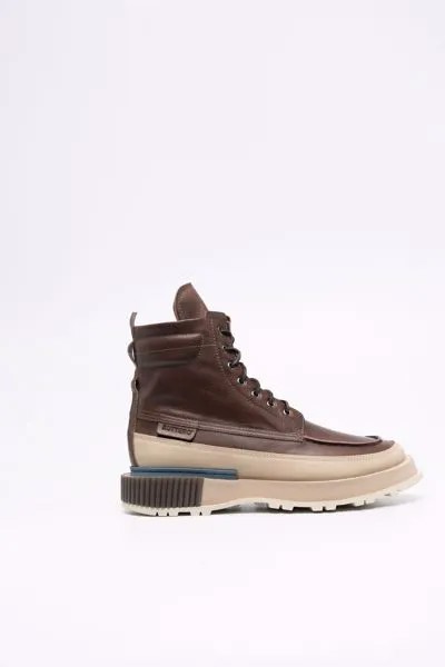 Buttero chunky-sole leather boots