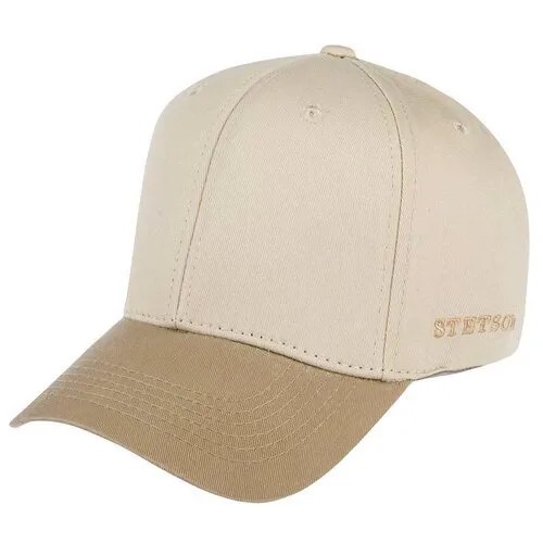Бейсболка STETSON арт. 7711135 BASEBALL CAP COTTON (кремовый), размер 59
