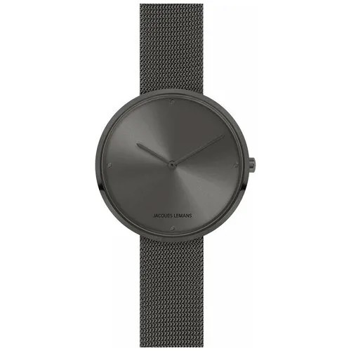 Наручные часы JACQUES LEMANS Часы наручные Jacques Lemans 1-2056K, черный, серый