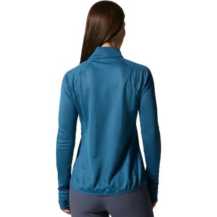 Топ AirMesh с молнией 1/2 женский Mountain Hardwear, цвет Caspian