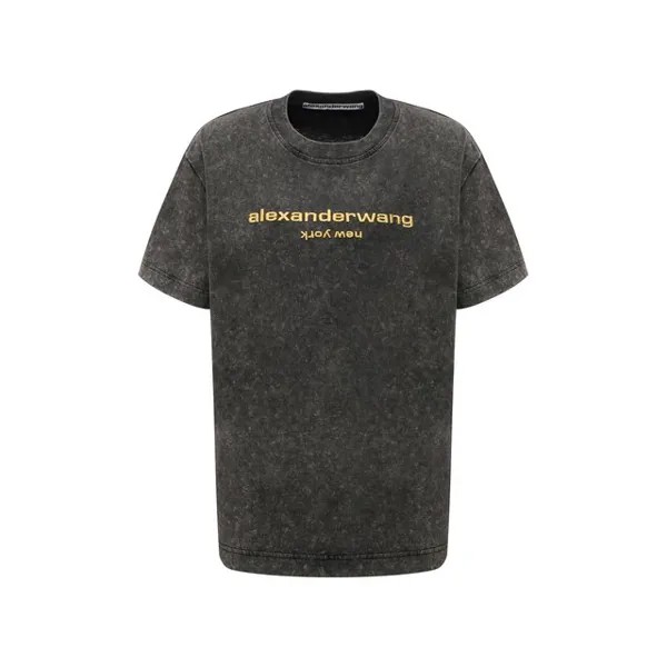 Хлопковая футболка Denim X Alexander Wang
