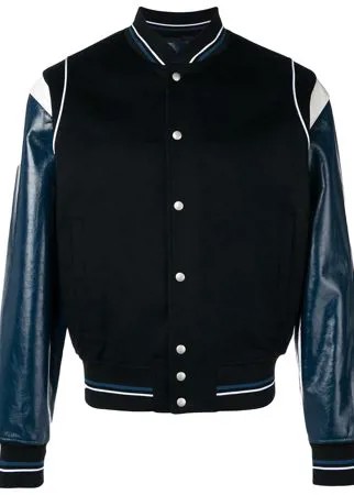 Givenchy куртка-бомбер с контрастными рукавами