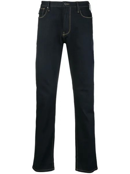 Классические темные Джинсы Emporio Armani, синие