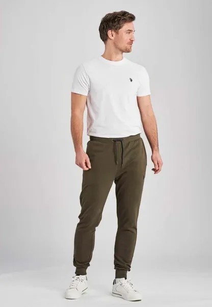 Тренировочные брюки U.S. Polo Assn., темно-зеленый