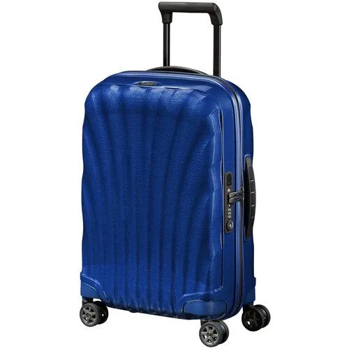 Чемодан Samsonite, 42 л, размер S, синий