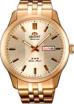 Японские наручные  мужские часы Orient AB0B007C. Коллекция Three Star