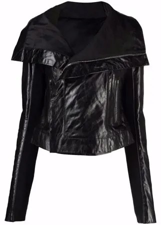 Rick Owens куртка со вставками в рубчик