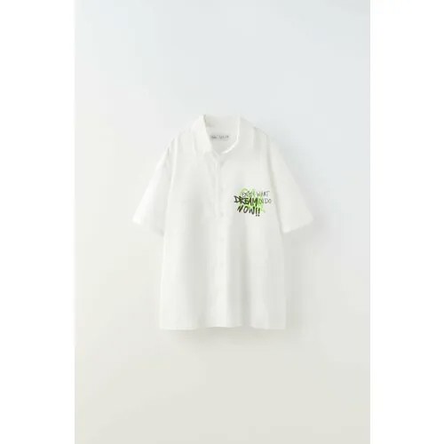 Майка Zara, размер 9-10 лет, белый