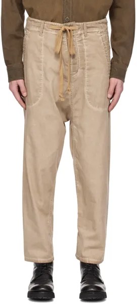Светло-коричневые брюки Jack UMA WANG
