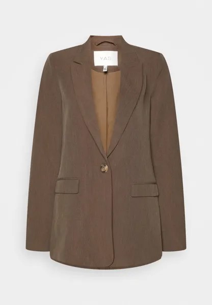 Пиджак YAS, коричневый