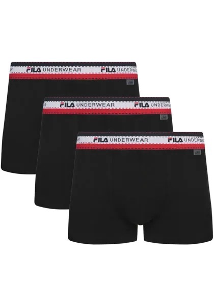 Трусы-боксеры Fila (упаковка, 3 шт.), черный