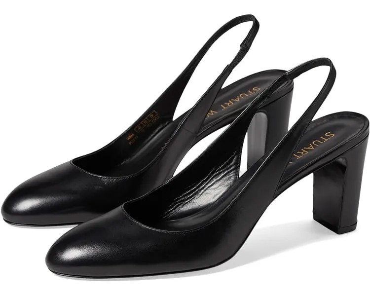Туфли Stuart Weitzman Vida 75 Slingback, черный