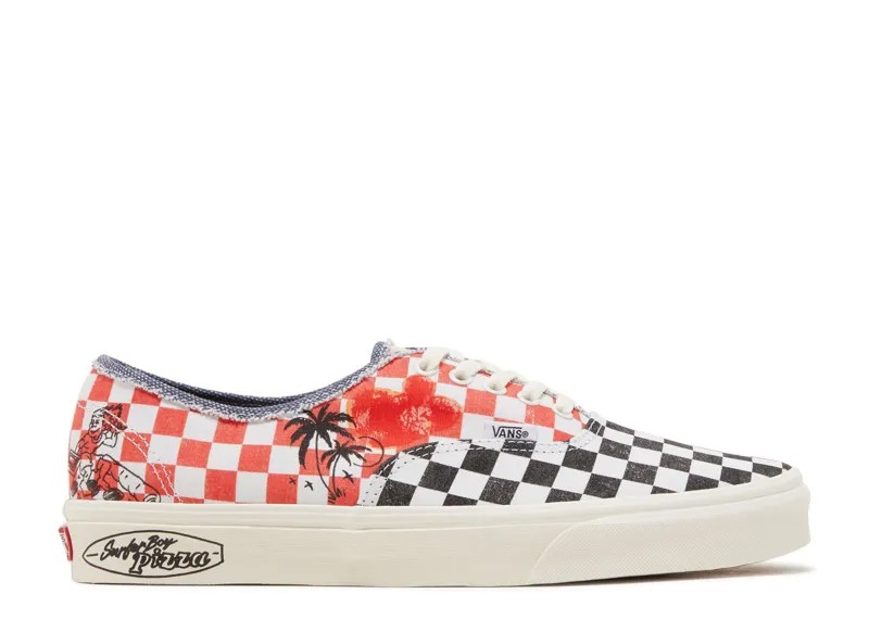 Кроссовки Vans Stranger Things X Authentic 'Surfer Boy Pizza', разноцветный