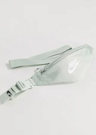 Серо-голубая сумка-кошелек на пояс Nike Heritage-Голубой