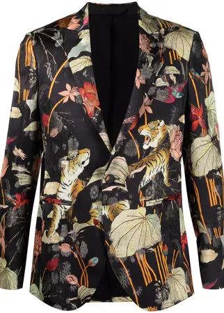 ETRO пиджак с цветочным принтом