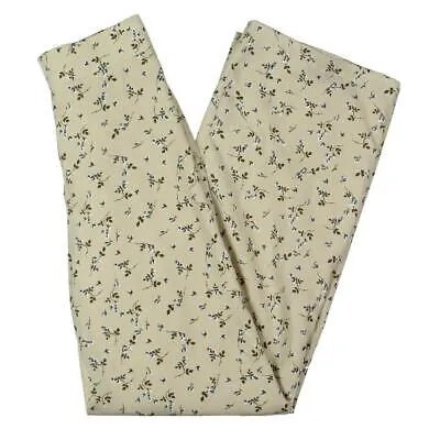 Женские брюки-палаццо прямого кроя с цветочным принтом Lucca Iris Tan M BHFO 4901