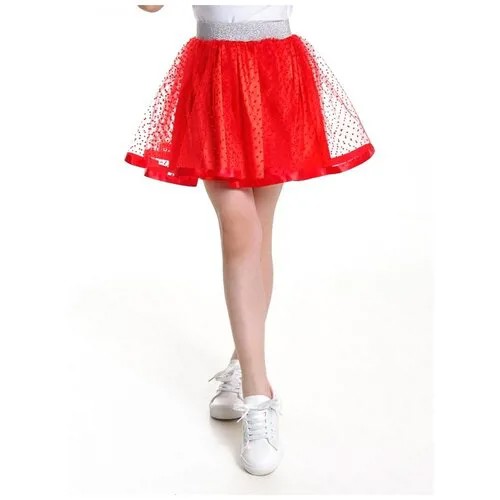 Юбка для девочек Mini Maxi, модель 6190, цвет красный, размер 92