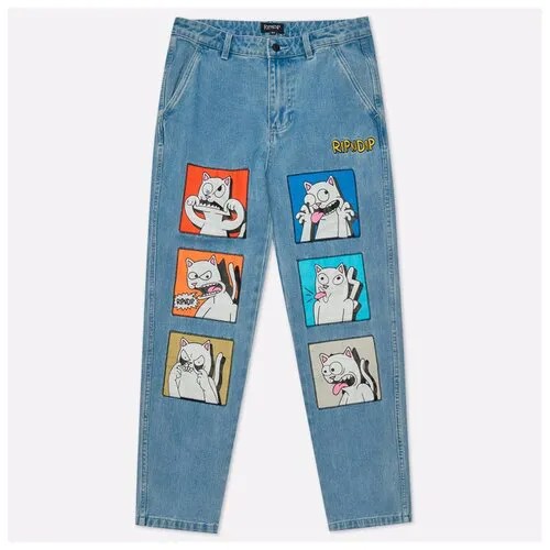 Мужские джинсы Ripndip Frustration Denim голубой , Размер 36