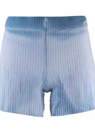 Cotton Citizen облегающие шорты с плиссировкой