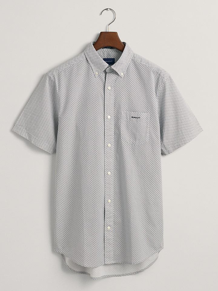 Рубашка Gant Regular fit, серый