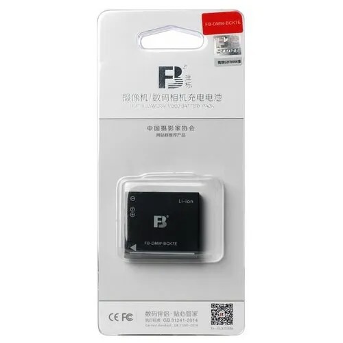 Аккумулятор FB DMW-BCK7E для Panasonic DMC-S1GK SZ3 SZ9 S3GK FH2 FH5 FX78 FX77 XS1