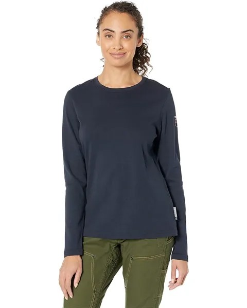 Рубашка Wolverine Fire Resistant Long Sleeve Tee, темно-синий