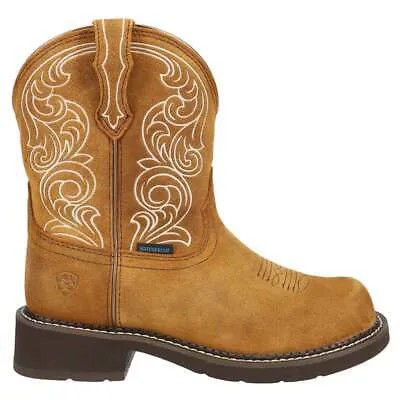 Ariat Fatbaby Heritage Водонепроницаемые ковбойские женские коричневые повседневные ботинки с круглым носком 10