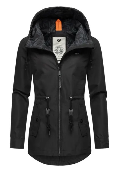Дождевик/водоотталкивающая куртка MONADIS Ragwear, цвет black