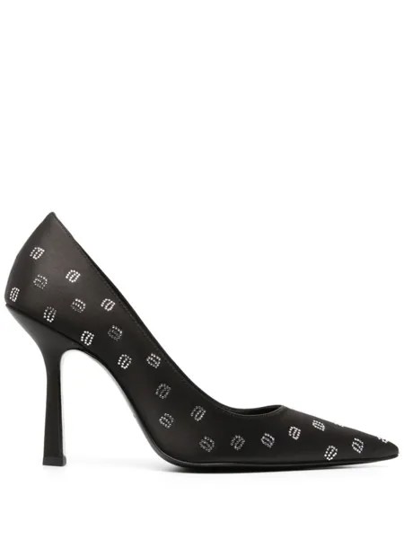 Alexander Wang туфли-лодочки с монограммой, черный
