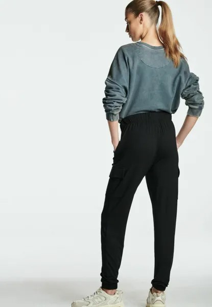 Брюки в стиле милитари TALL Next, черный