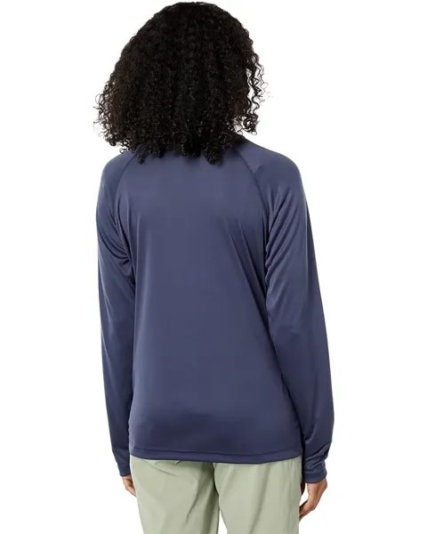 Рубашка Columbia Fork Stream Long Sleeve Shirt, цвет Nocturnal/White Logo