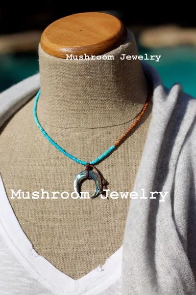 Бирюзовые бусы ожерелье с подвеской в виде ракушек ожерелье Jwelry Beads для женщин