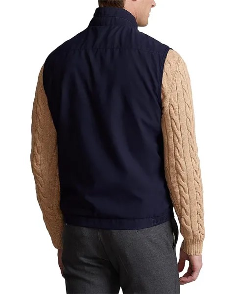 Утепленный жилет Polo Ralph Lauren Twill Mockneck Vest, цвет French Navy