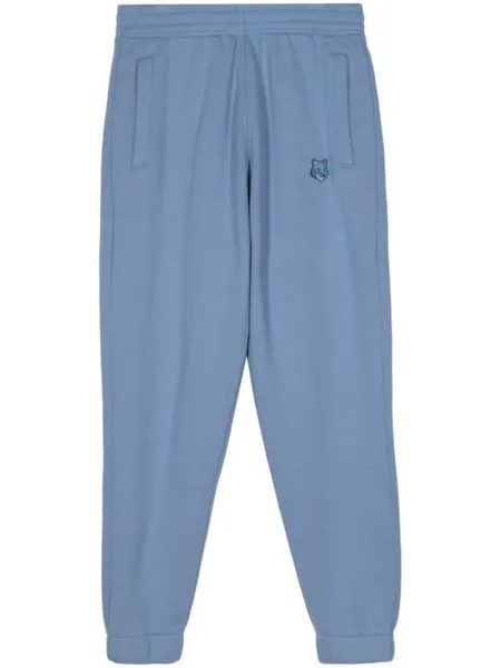 Спортивные брюки с аппликацией Fox Maison Kitsuné, синий