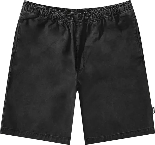 Шорты Stussy Brushed Beach Short 'Black', черный