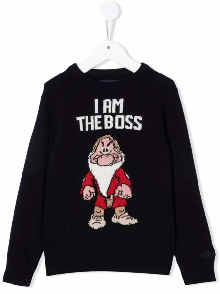 MC2 Saint Barth Kids жаккардовый джемпер Grump Boss