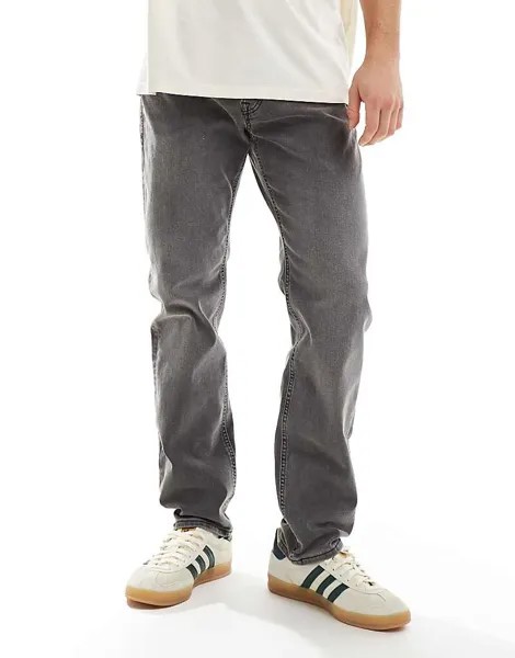 Jack & Jones – Mike – серые потертые зауженные джинсы