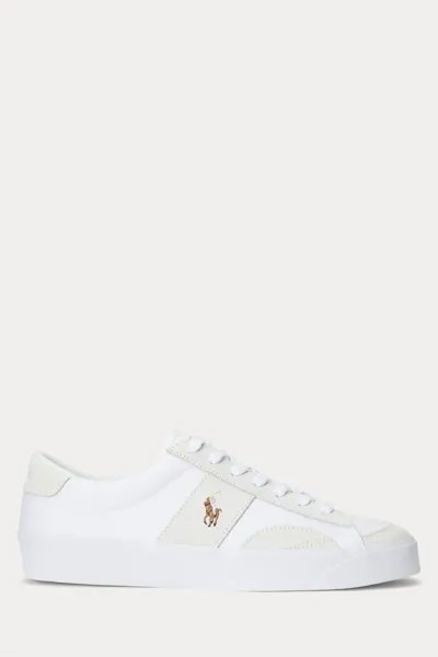 Спортивная обувь Sayer из парусины и замши Polo Ralph Lauren, белый