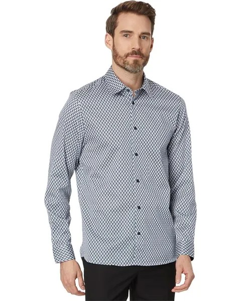 Рубашка Ted Baker Laceby, темно-синий