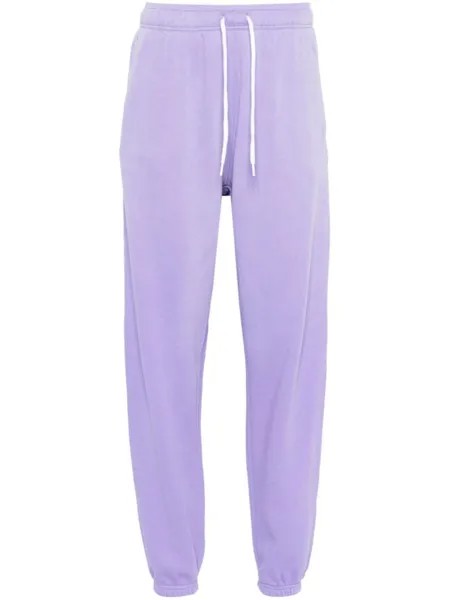 Polo Ralph Lauren спортивные штаны с вышивкой Polo Pony, фиолетовый