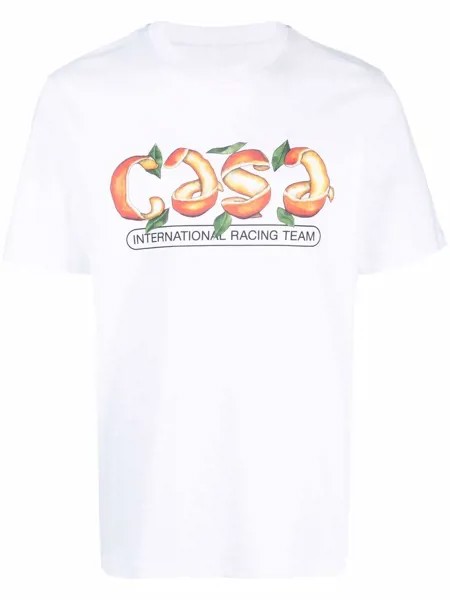Casablanca футболка Orange Peel из органического хлопка