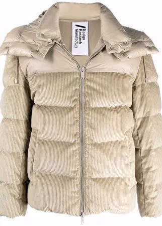 Drome короткий пуховик из вельвета