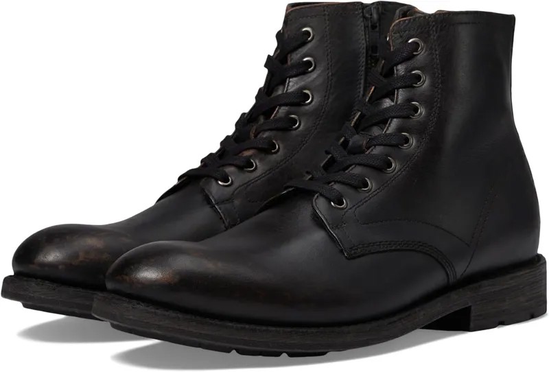 Ботинки на шнуровке Bowery Lace-Up Frye, цвет Black Brush-Off Full Grain