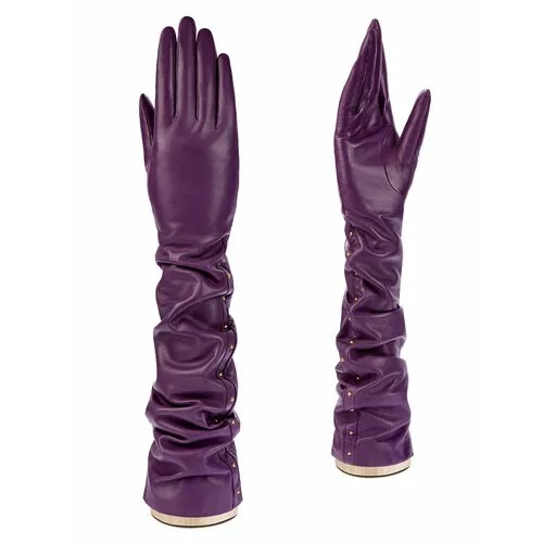 Перчатки ELEGANZZA, размер 7, фиолетовый
