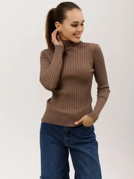 Водолазка женская Little Secret 2220123 коричневая One Size