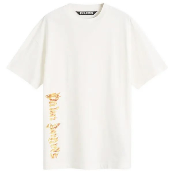 Футболка Palm Angels Burning Palm T-Shirt, белый