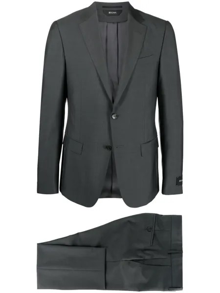 Z Zegna однобортный пиджак строгого кроя